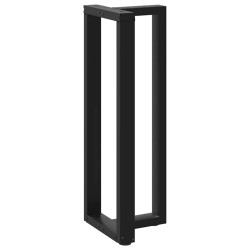Pieds de table de bar en T, 2 pièces, noir, 40 x 35 x (110-111) cm, acier 534376534376