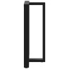 Pieds de table de bar en forme de T, 2 pièces, noir, 60 x 35 x (100-101) cm, acier 534378534378