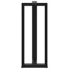 Pieds de table de bar en forme de T, 2 pièces, noir, 50 x 35 x (100-101) cm, acier 534385534385