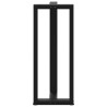 Pieds de table de bar en forme de T, 2 pièces, noir, 40 x 35 x (100-101) cm, acier 534392534392