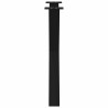 Pieds de table à manger en forme de X, 3 pièces, noir, 80 x (72-73) cm, acier 534394534394