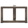 Pieds de table basse en T, 2 pièces, noir, 50 x 25 x (30-31) cm, acier 534395534395