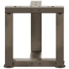 Pieds de table basse en T, 2 pièces, noir, 30 x 25 x (30-31) cm, acier 534409534409