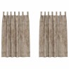 Rideaux en velours 2 pcs Champagne 175 x 140 cm Velours 534415534415