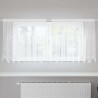 Rideau en Dentelle avec des rideaux Blanc 80 x 200 cm Polyester 534420534420