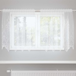 Rideau en Dentelle avec des rideaux Blanc 80 x 150 cm Polyester 534423534423