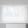 Rideau en Dentelle Floral Blanc 140 x 200 cm Polyester 534433534433