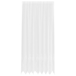 Rideau en Dentelle avec des rideaux Blanc 260x200cm Polyester 534435534435