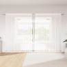 Rideau en Dentelle avec des rideaux Blanc 245x300cm Polyester 534442534442