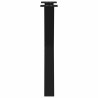 Pieds de table à manger en forme de X, 2 pièces, noir, 60 x (72-73) cm, acier 534449534449