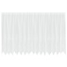 Rideau en Dentelle Floral Blanc 160 x 400 cm Polyester 534452534452