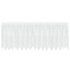 Rideau en Dentelle Floral Blanc 100 x 400 cm Polyester 534459534459