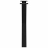 Pieds de table à manger en forme de X, 2 pièces, noir, 80 x (72-73) cm, acier 534469534469