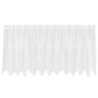 Rideau en Dentelle Floral Blanc 100 x 300 cm Polyester 534472534472
