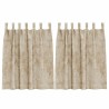Rideaux en velours 2 pcs Crème 140 x 140 cm Velours 534473534473
