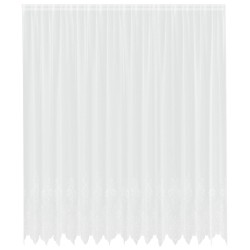 Rideau en Dentelle Floral Blanc 280 x 400 cm Polyester 534480534480