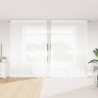 Rideau en Dentelle Floral Blanc 300 x 300 cm Polyester 534491534491