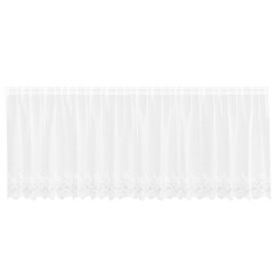 Rideau en Dentelle avec des rideaux Blanc 80 x 400 cm Polyester 534494534494