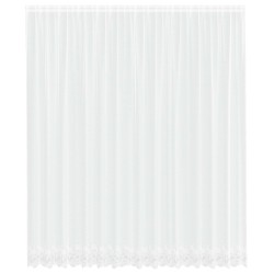 Rideau en Dentelle Floral Blanc 280 x 400 cm Polyester 534506534506