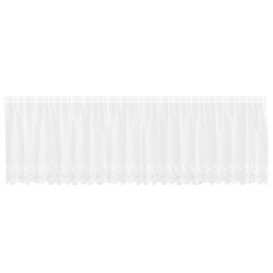 Rideau en Dentelle avec des rideaux Blanc 80 x 500 cm Polyester 534511534511