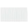 Rideau en Dentelle Floral Blanc 140 x 500 cm Polyester 534519534519
