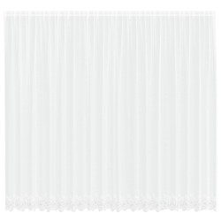 Rideau en Dentelle Floral Blanc 300 x 500 cm Polyester 534530534530