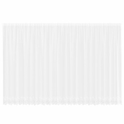 Rideau en Dentelle Floral Blanc 200 x 600 cm Polyester 534531534531