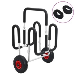 Chariot de SUP pour 2 planches de surf 90 kg aluminium 534548534548