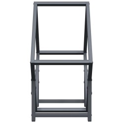 Portant de bois chauffage anthracite 50x25x50 cm 534557534557