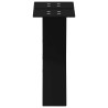 Pieds de table basse en forme de X, 2 pièces, noir, 30 x (30-31) cm, acier 534559534559