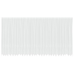 Rideau en Dentelle Floral Blanc 200 x 750 cm Polyester 534565534565