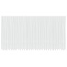 Rideau en Dentelle Floral Blanc 220 x 750 cm Polyester 534566534566