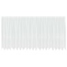 Rideau en Dentelle Floral Blanc 160 x 500 cm Polyester 534572534572