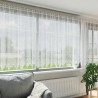 Rideau en Dentelle Floral Blanc 180 x 500 cm Polyester 534574534574