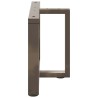Pieds de table basse en T, 2 pièces, noir, 60 x 25 x (42-43) cm, acier 534590534590