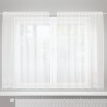 Rideau en Dentelle Floral Blanc 140 x 150 cm Polyester 534602534602