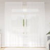 Rideau en Dentelle Floral Blanc 240 x 150 cm Polyester 534605534605