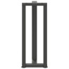 Pieds de table console en T, 2 pièces, anthracite, 38 x 25 x (72-73) cm, acier 534608534608