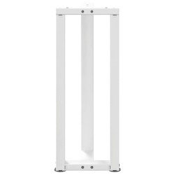 Pieds de table console en T, 2 pièces, blanc, 38 x 25 x (72-73) cm, acier 534617534617