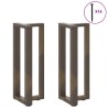 Pieds de table console en T, 2 pièces, noir, 38 x 25 x (72-73) cm, acier 534625534625