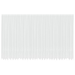Rideau en Dentelle Floral Blanc 300 x 750 cm Polyester 534639534639