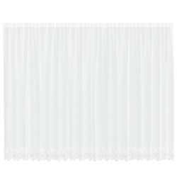 Rideau en Dentelle Floral Blanc 240 x 500 cm Polyester 534644534644