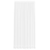 Rideau en Dentelle Floral Blanc 280 x 200 cm Polyester 534657534657