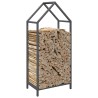 Portant de bois chauffage anthracite 40x25x90 cm 534660534660