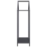 Portant de bois chauffage anthracite 40x25x90 cm 534660534660