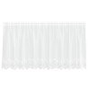 Rideau en Dentelle Floral Blanc 100 x 300 cm Polyester 534661534661
