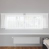 Rideau en Dentelle Floral Blanc 120 x 300 cm Polyester 534662534662