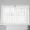 Rideau en Dentelle Floral Blanc 140 x 200 cm Polyester 534666534666