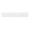Rideau en Dentelle Floral Blanc 120 x 900 cm Polyester 534671534671