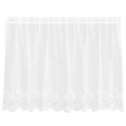 Rideau en Dentelle Blanc 200 x 120 cm Polyester 534673534673